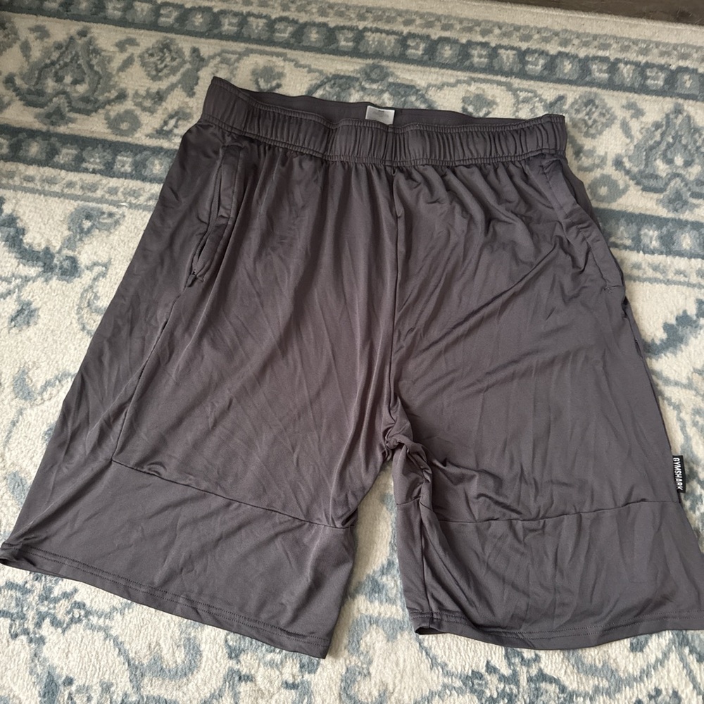 Gymshark Gray Athletic Shorts Lightweight Elastic Waist